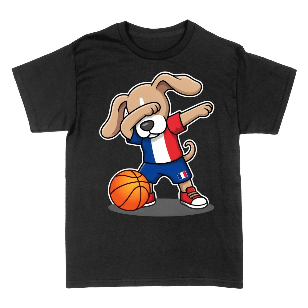 T-shirts: Dabbing Basketball Dog
