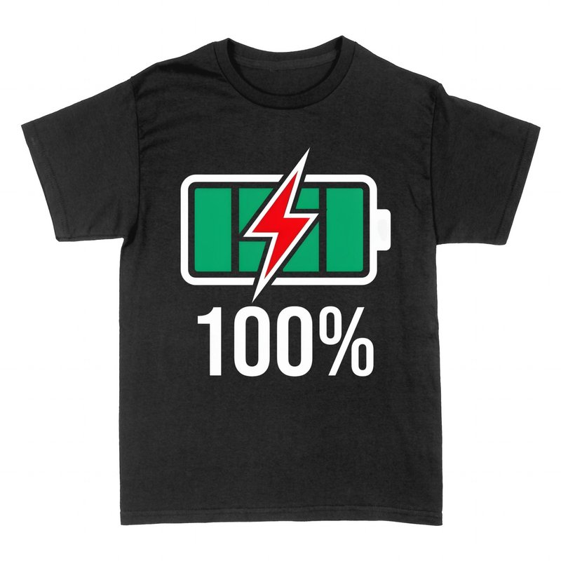 T-shirts: 100% Charged Gym Energy