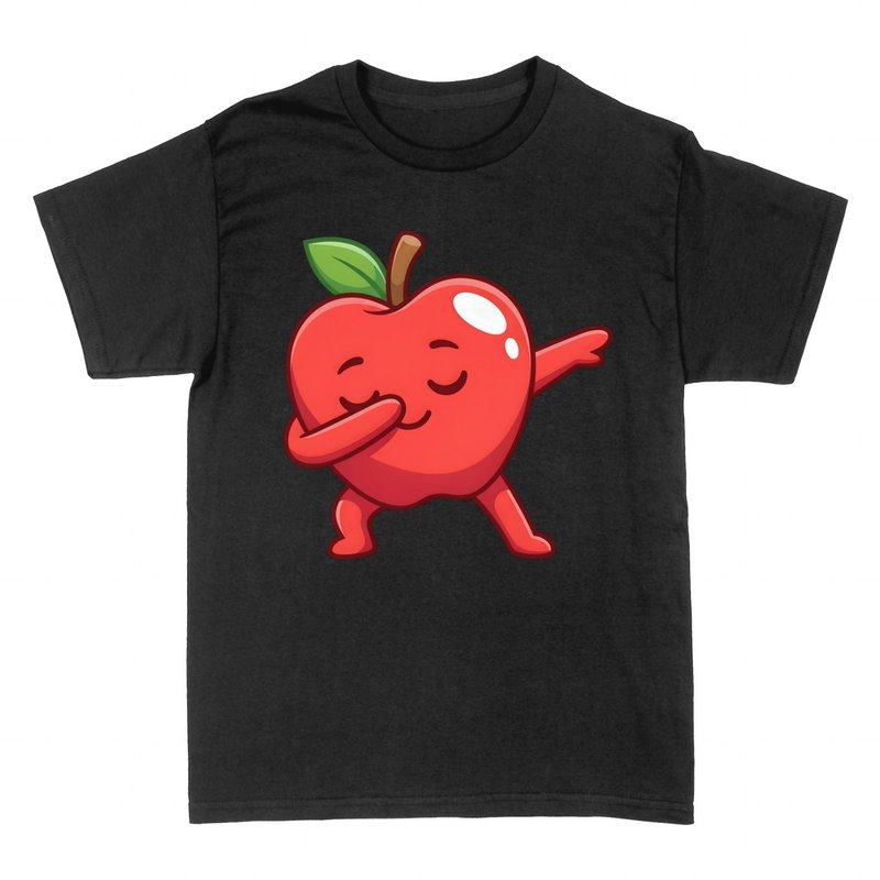 T-shirts: Dabbing Apple Cartoon Fruit