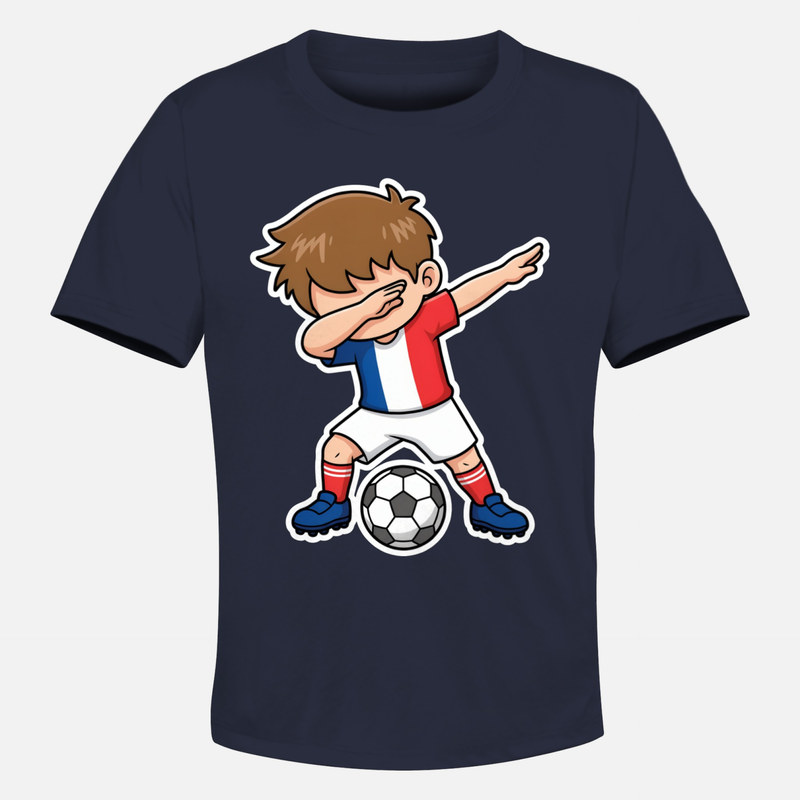 T-shirts: France Football Kid Dab Celebration