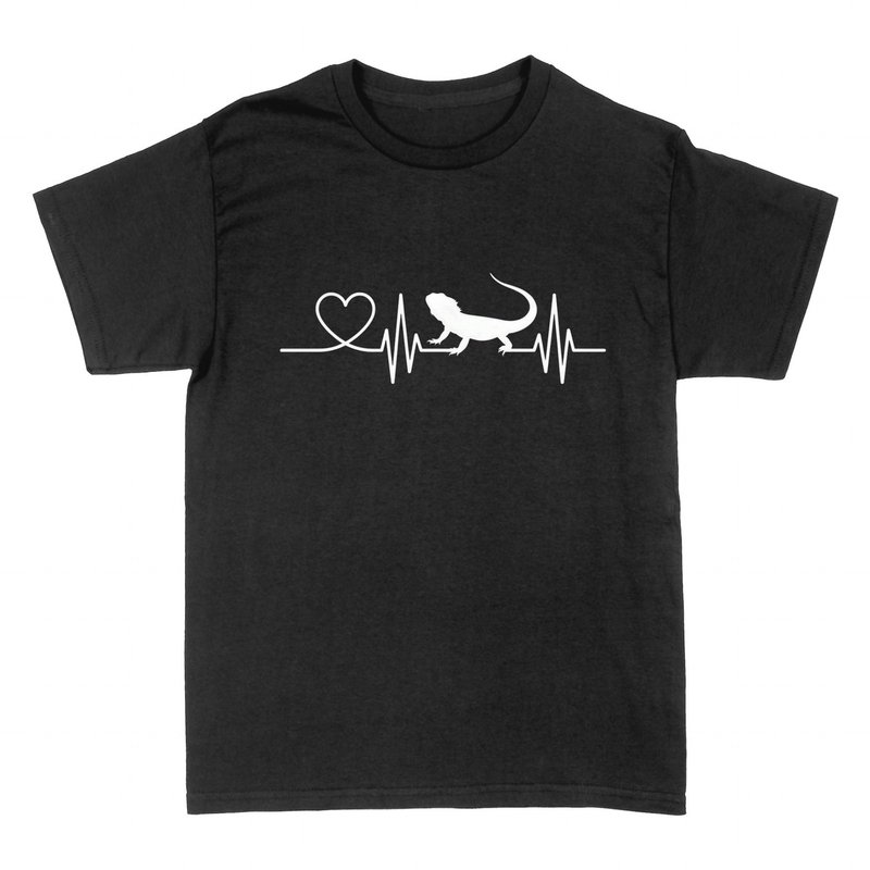 T-shirts: Bearded Dragon Heartbeat