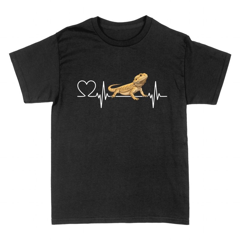 T-shirts: Bearded Dragon Heartbeat