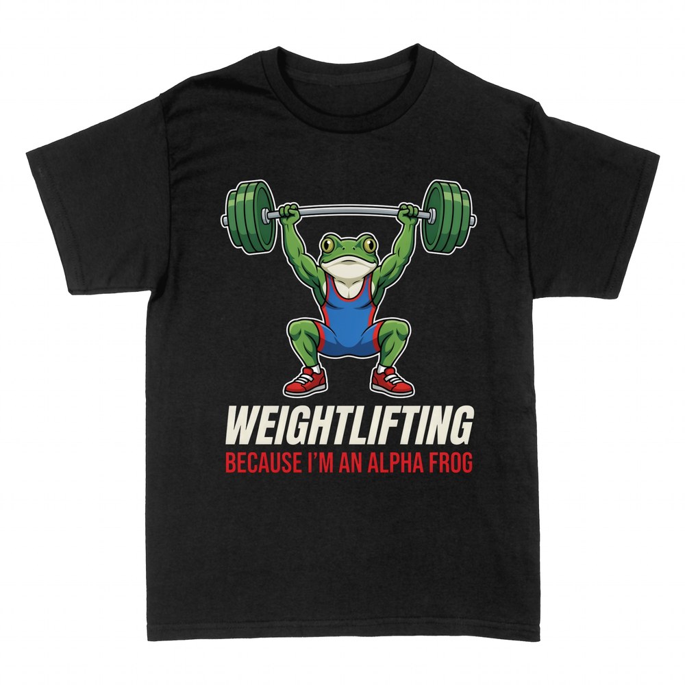 T-shirts: Weightlifting Alpha Frog