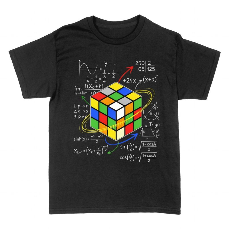 T-shirts: Rubik's Cube Math Formulas