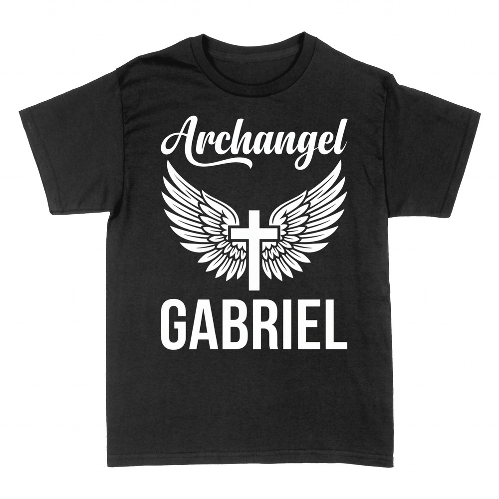 T-shirts: Archangel Gabriel Cross & Wings