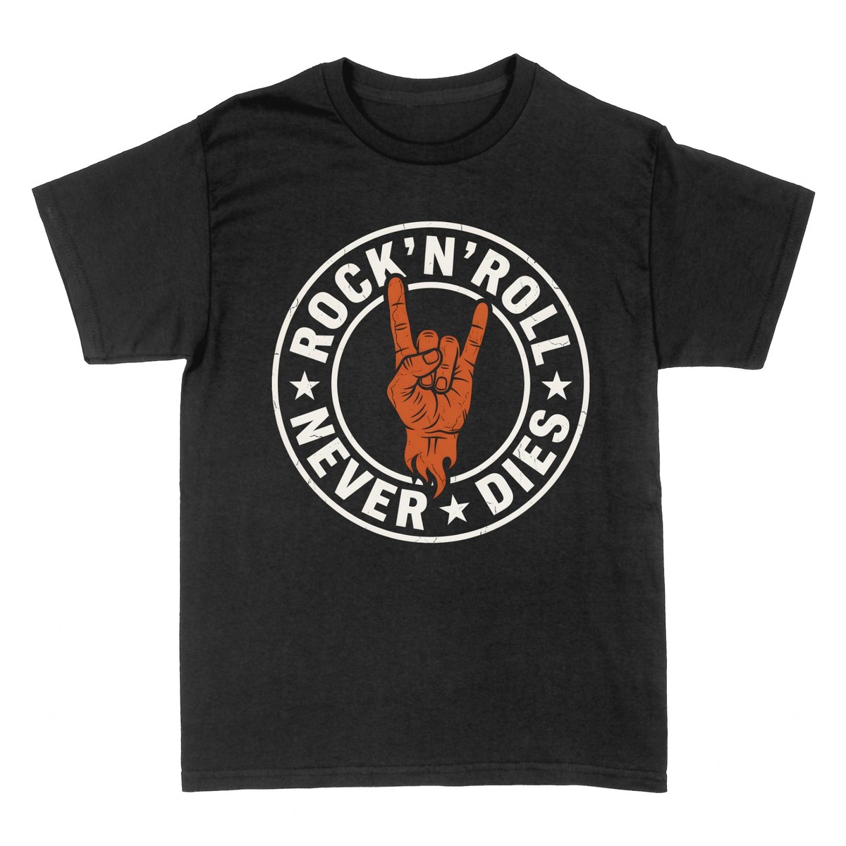 T-shirts: Rock'N'Roll Never Dies