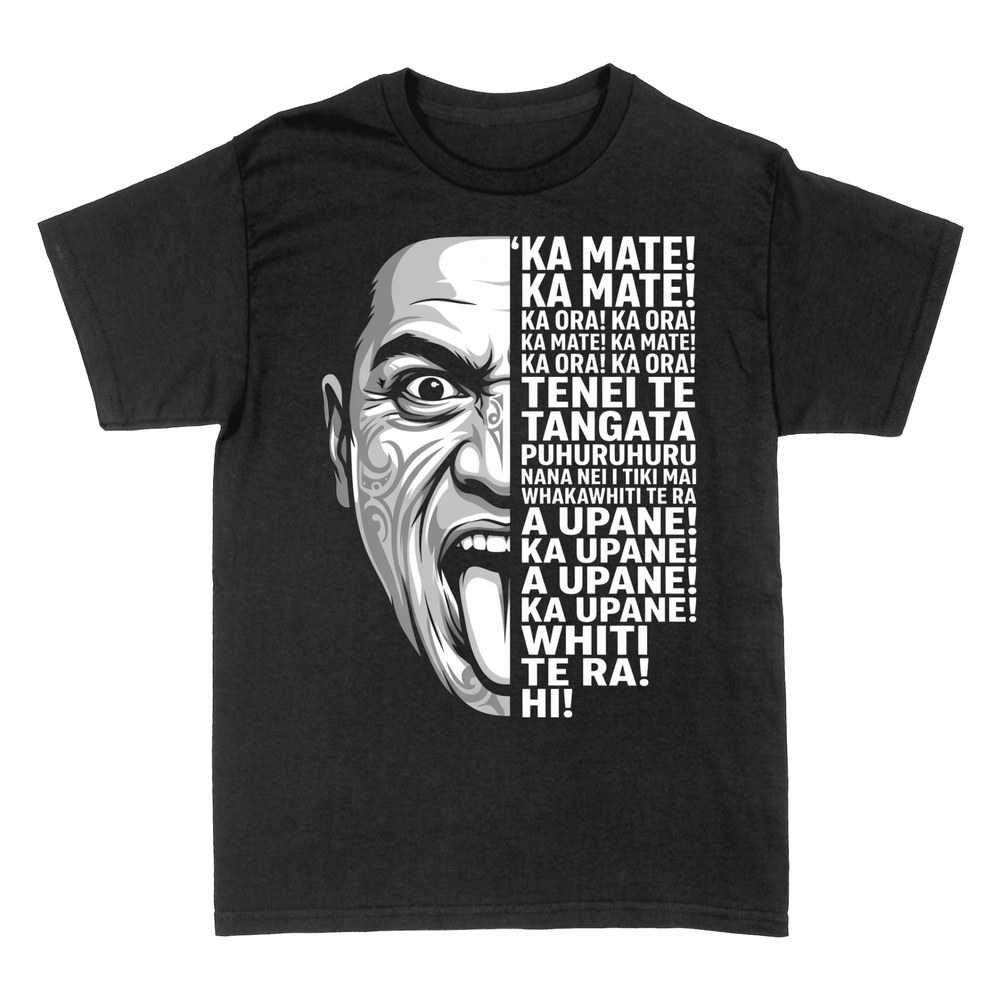 T-shirts: Maori warrior haka Ka Mate