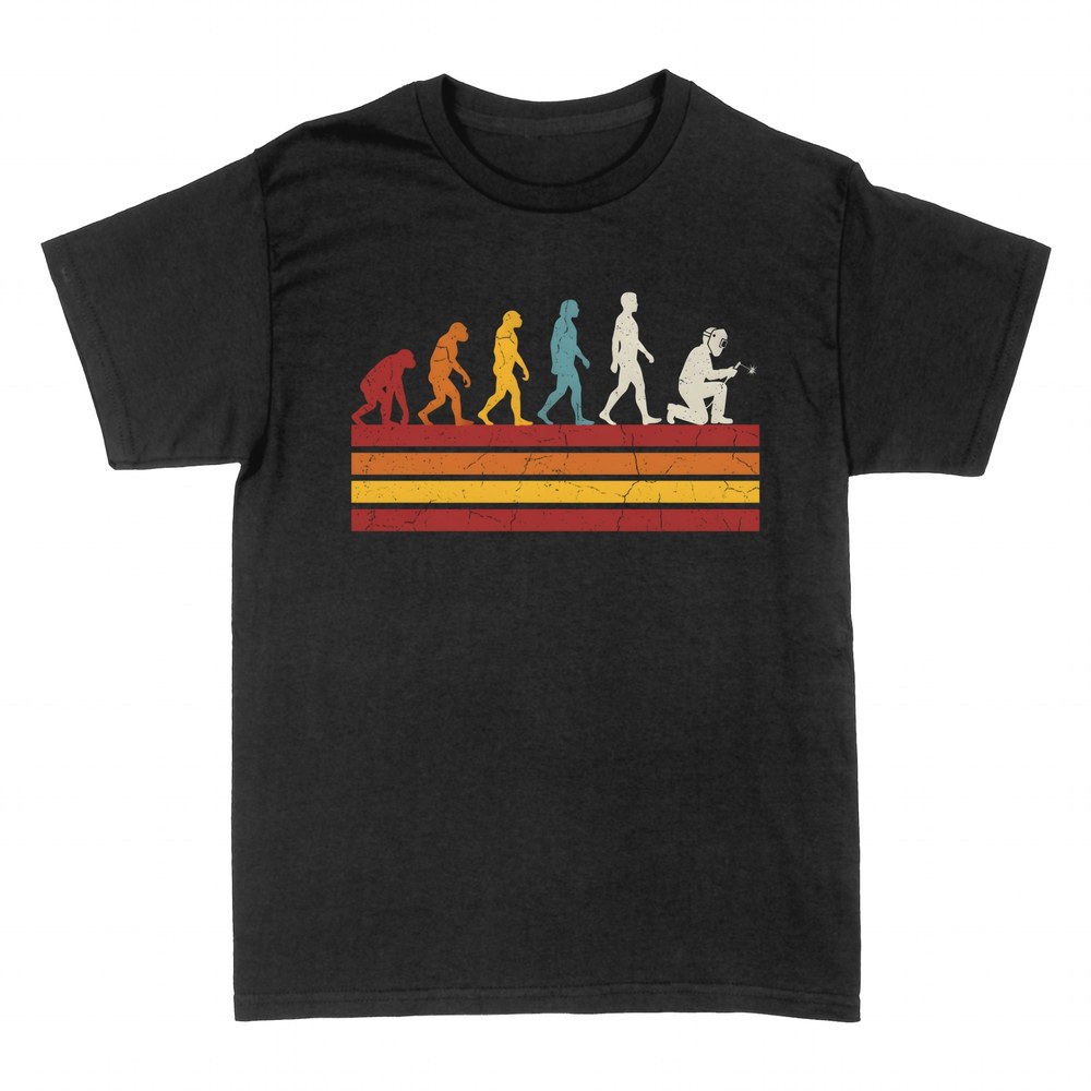 T-shirts: Retro welder evolution