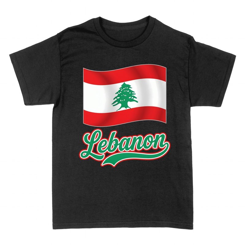 T-shirts: Lebanon Flag