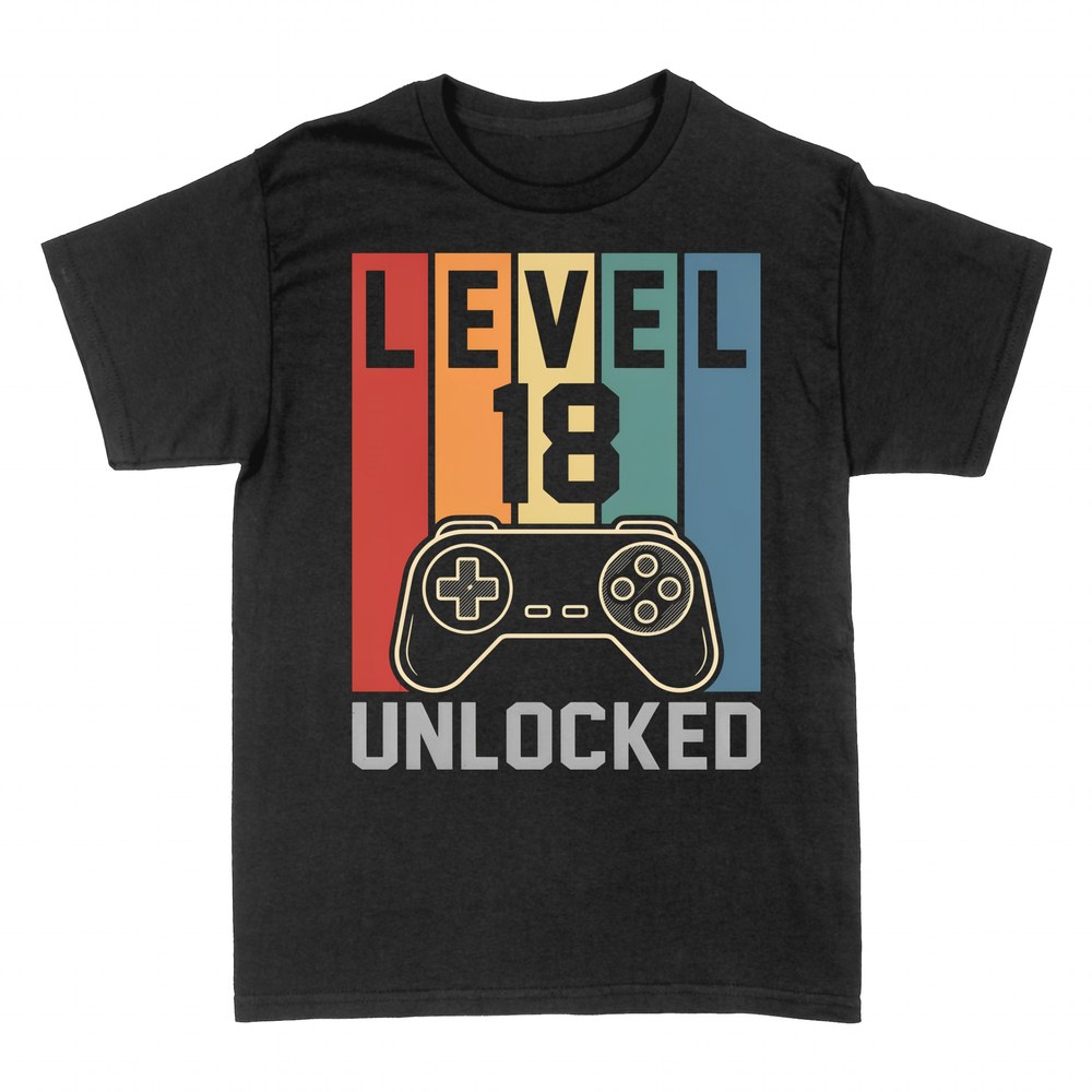 T-shirts: Level 18 Unlocked - 18th Birthday Gamer