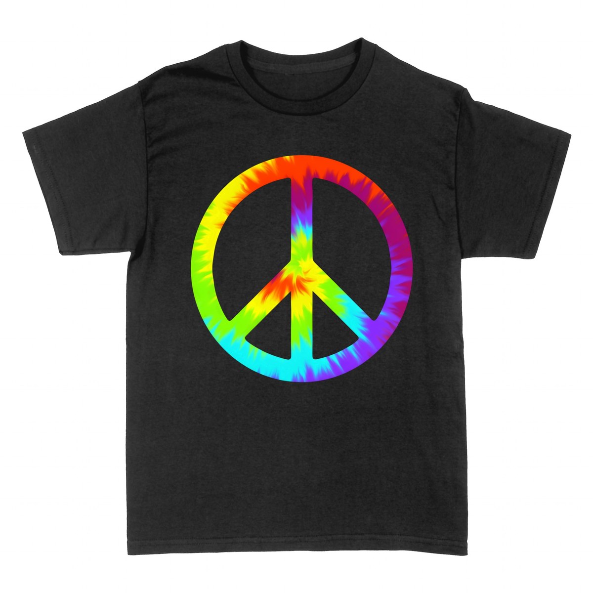 T-shirts: Tie-Dye Peace Sign Psychedelic