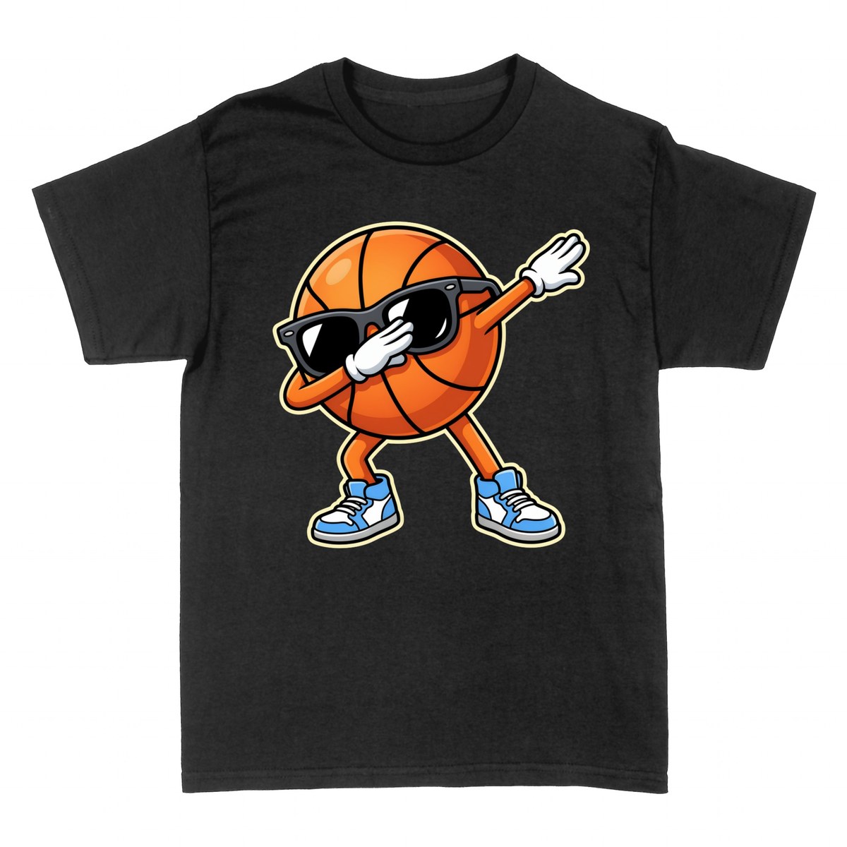T-shirts: Dabbing Basketball with Sunglasses