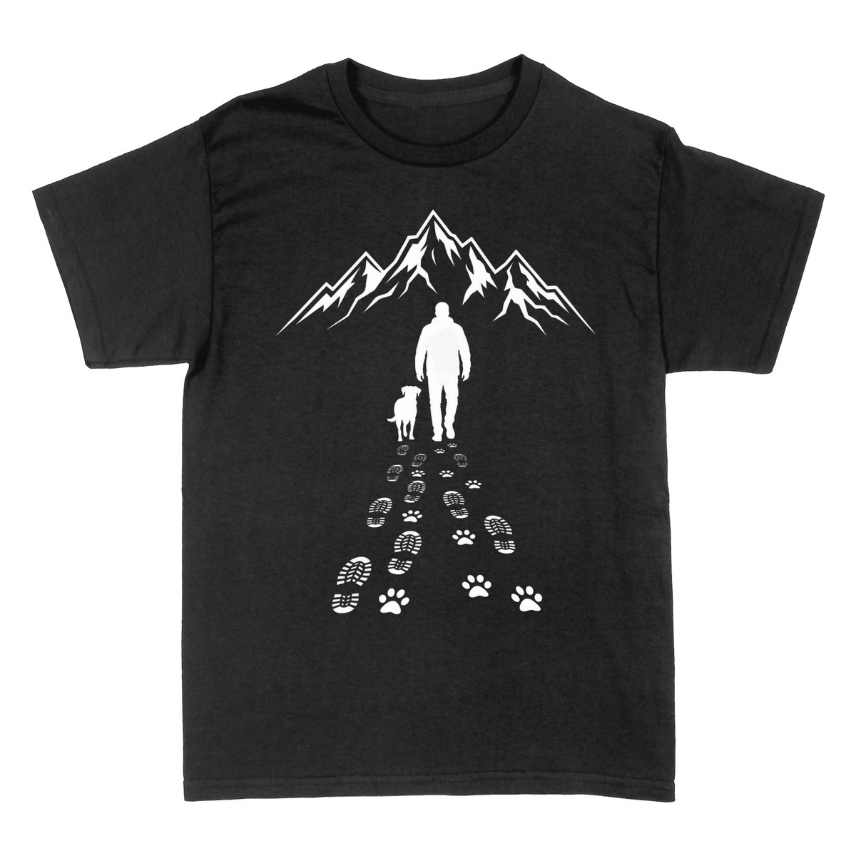T-shirts: Dog &amp; Owner Mountain Adventure