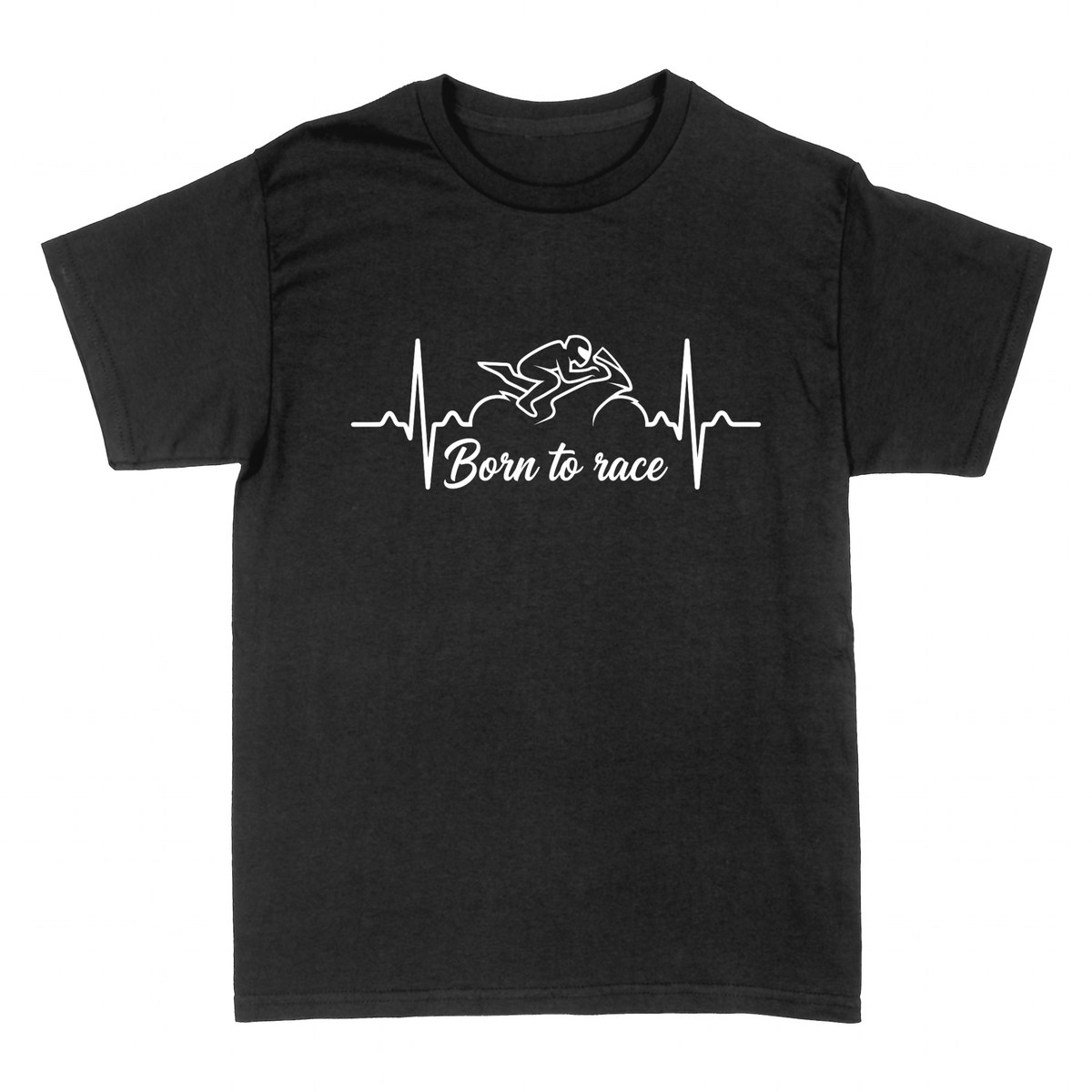 T-shirts: Born to Race - Heartbeat Rider
