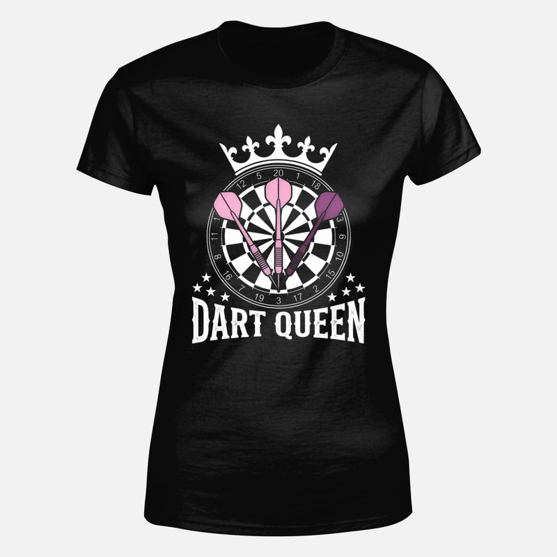 T-shirts: Dart Queen - Crown of the Oche