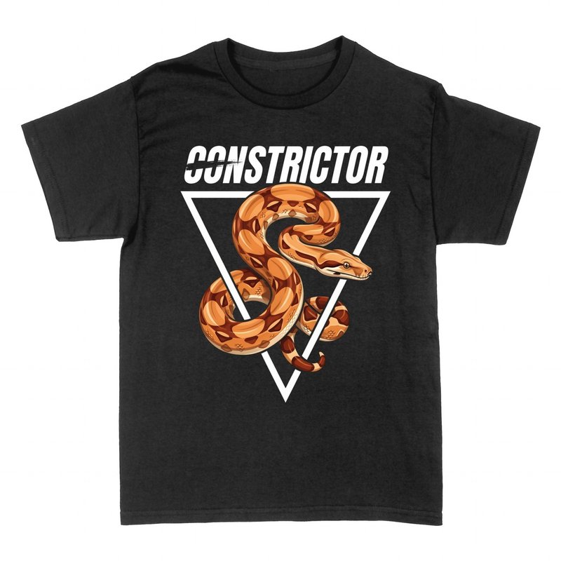 T-shirts: Geometric Boa Constrictor