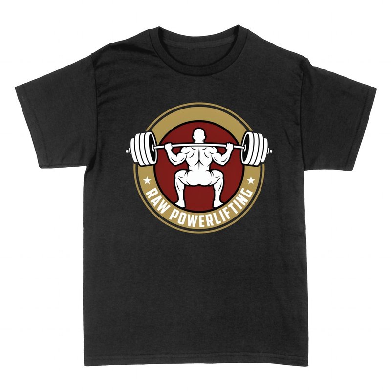 T-shirts: Raw Powerlifting