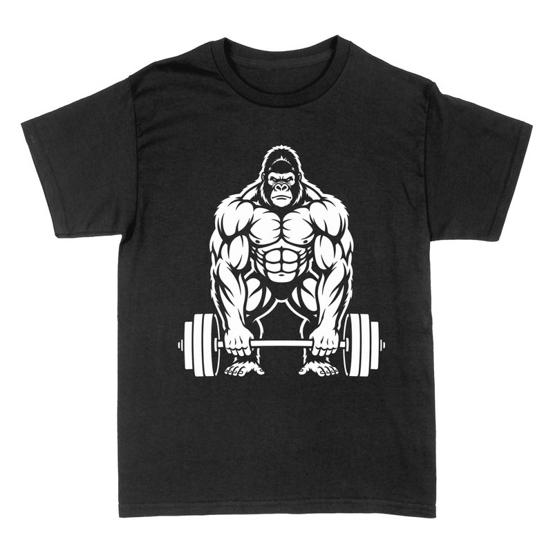 T-shirts: Gym Gorilla Deadlift