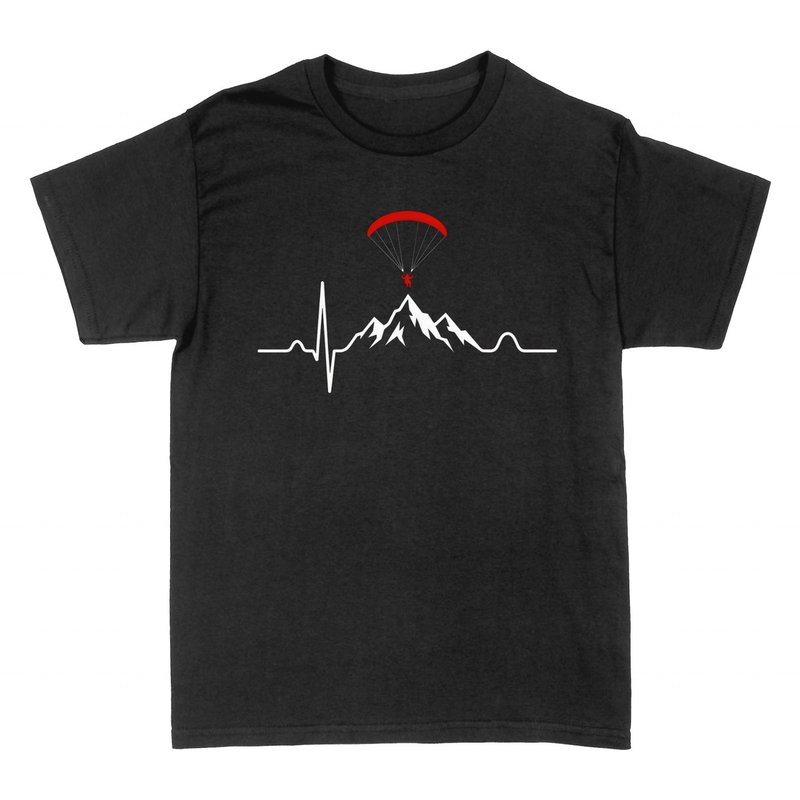 T-shirts: Mountain Heartbeat Paragliding
