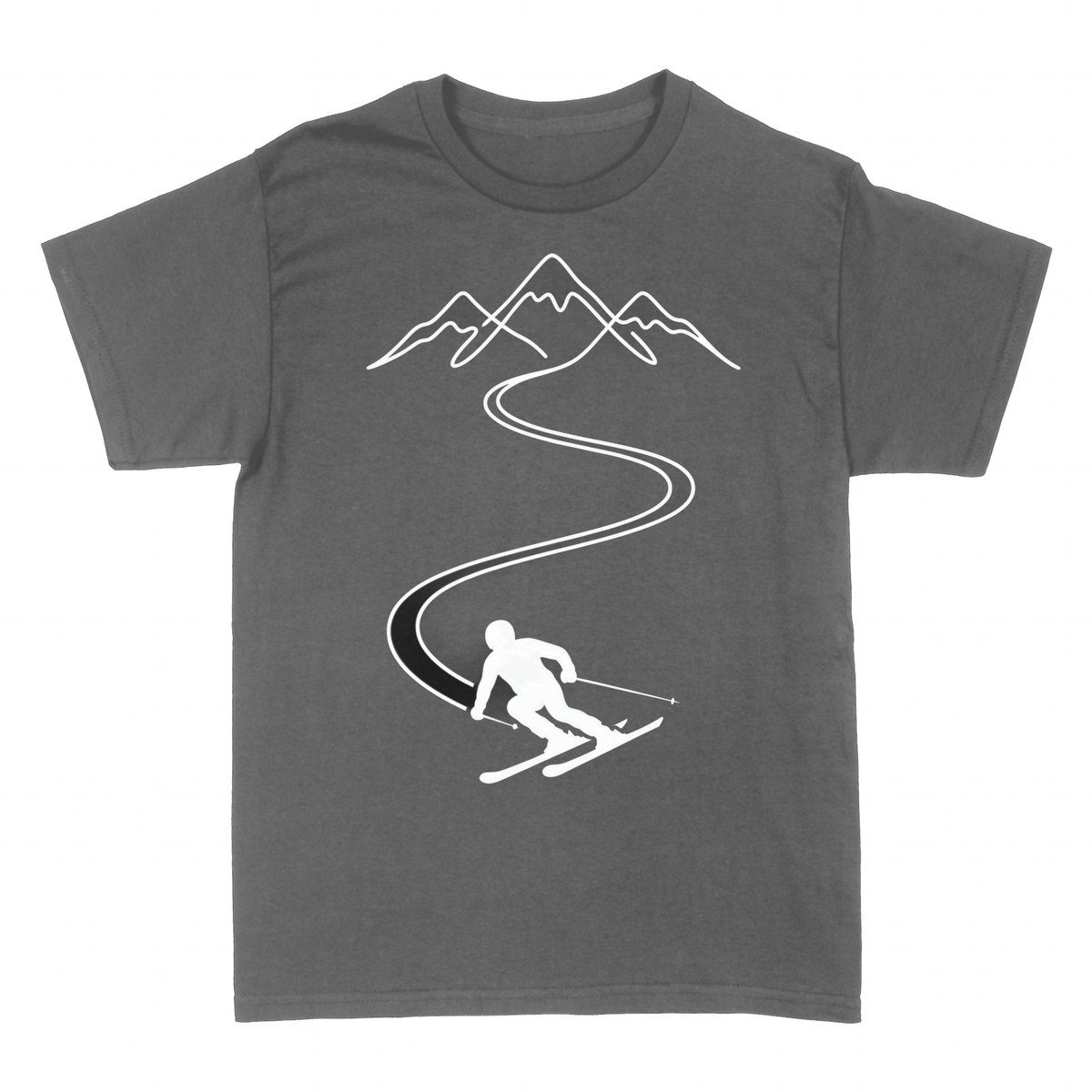 T-shirts: Mountain Skier on the Slope