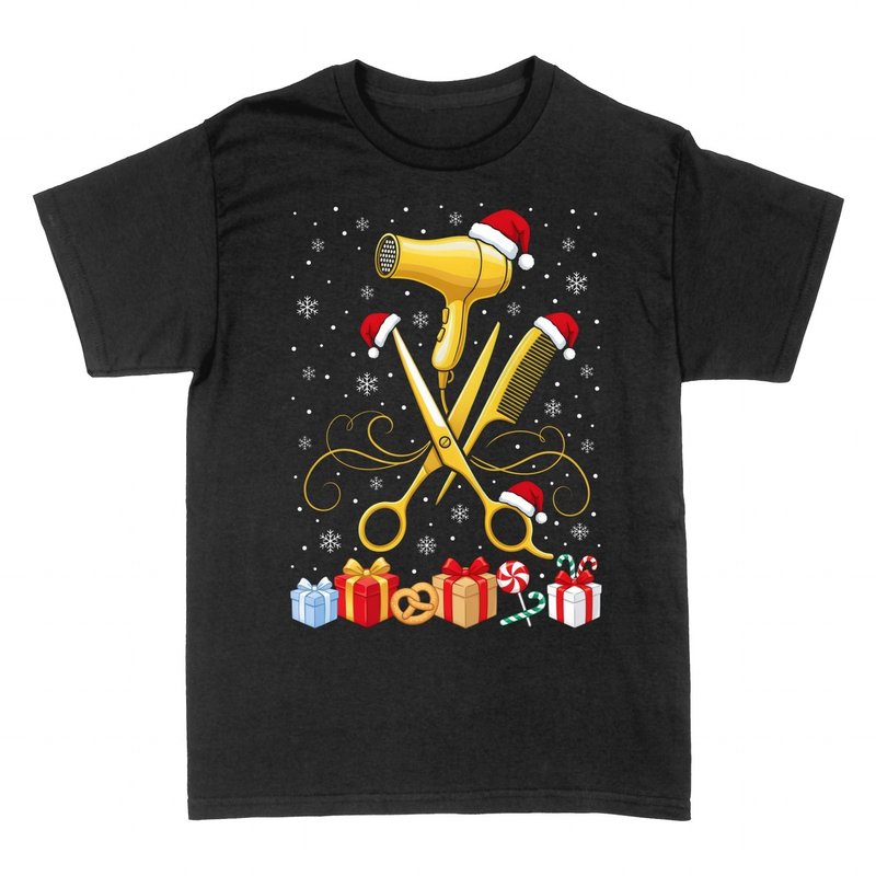 T-shirts: Christmas Hairdresser