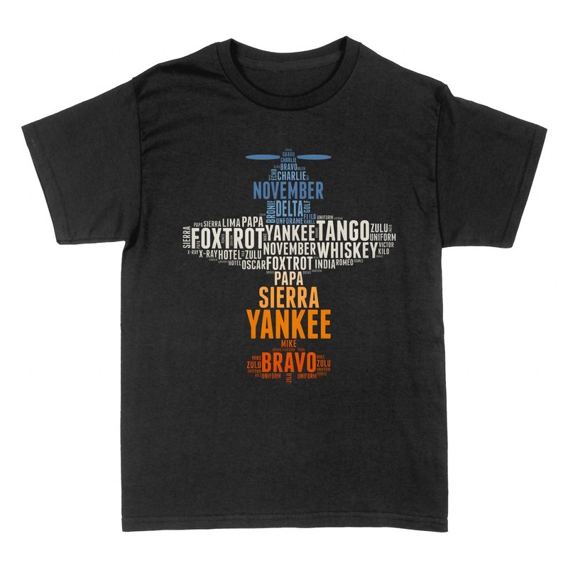 T-shirts: NATO Phonetic Alphabet Pilot