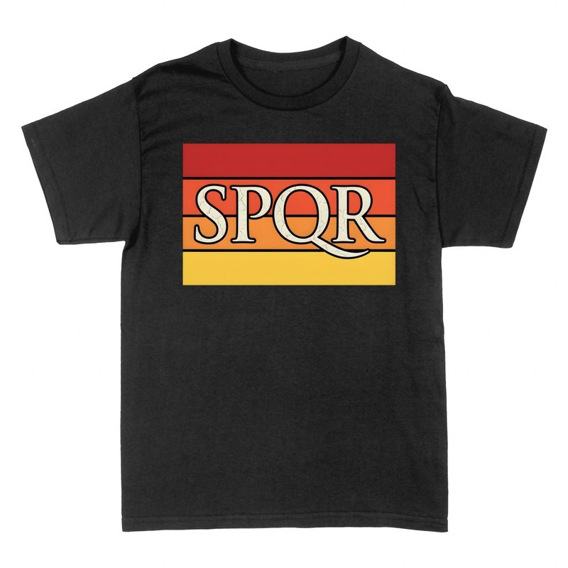 T-shirts: SPQR Ancient Rome Retro
