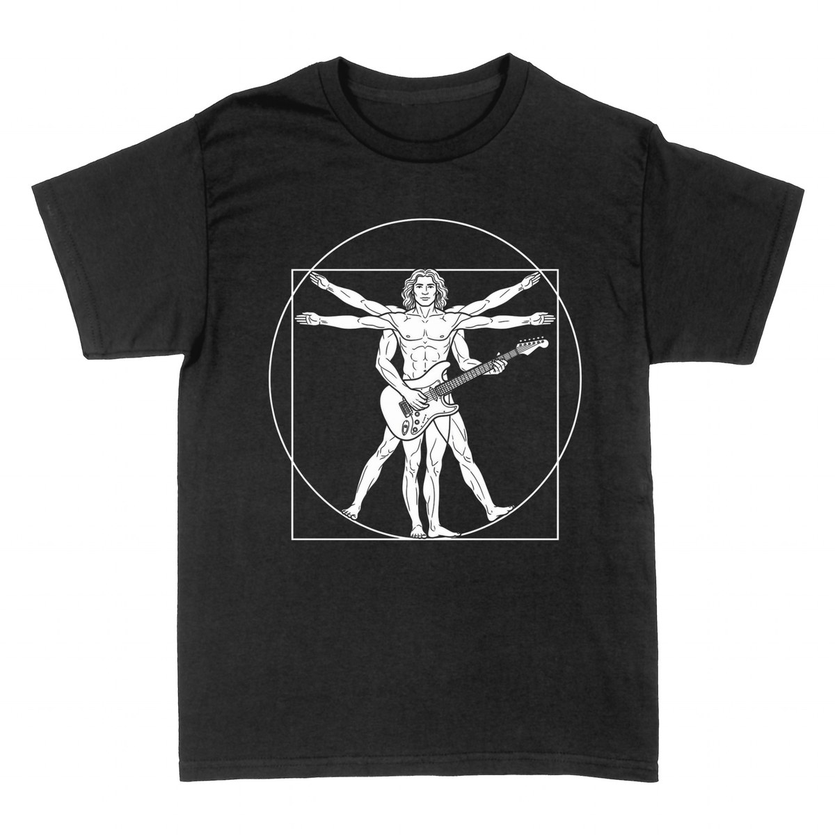 T-shirts: Vitruvian Rock Man