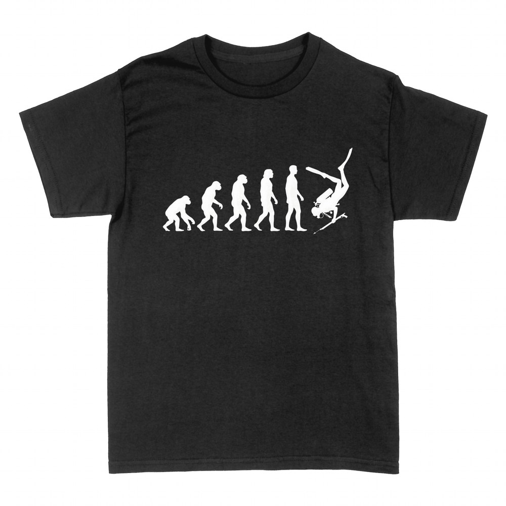 T-shirts: Scuba Diver Evolution