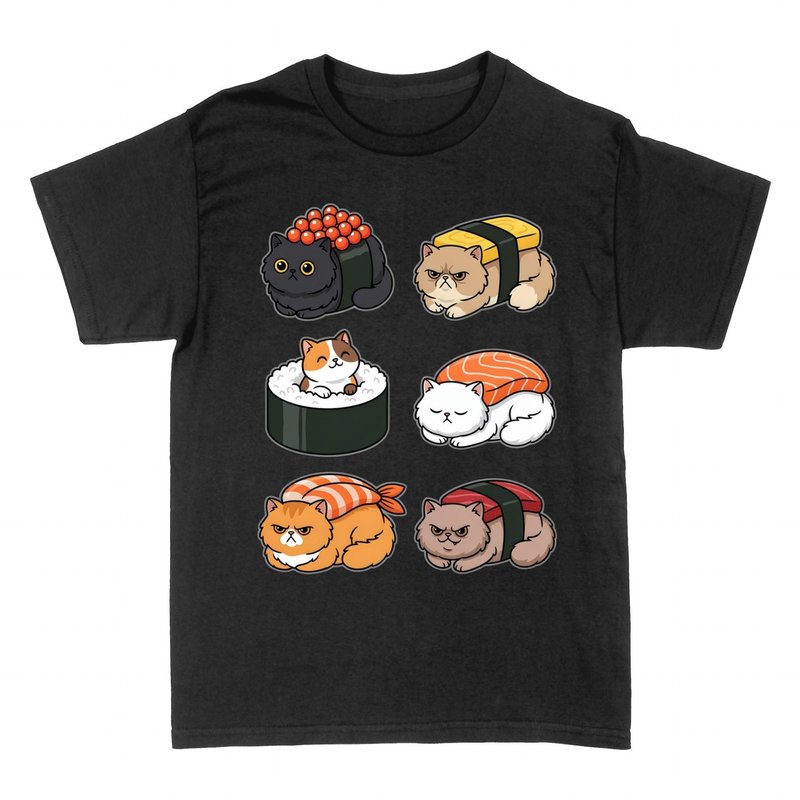 T-shirts: Kawaii Sushi Cats