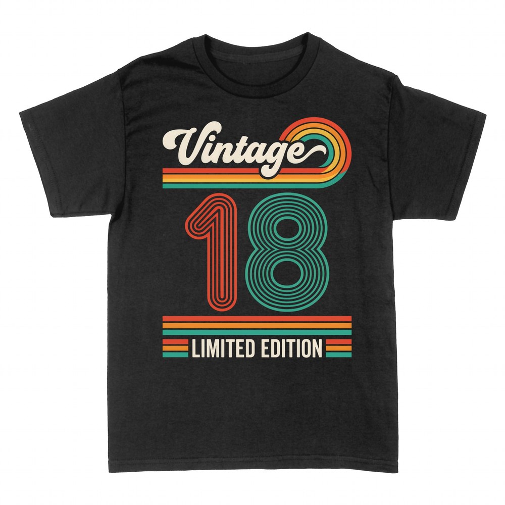 T-shirts: 18th Birthday Vintage Limited Edition