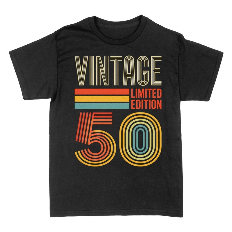 T-shirts: Vintage Limited Edition 50th Birthday