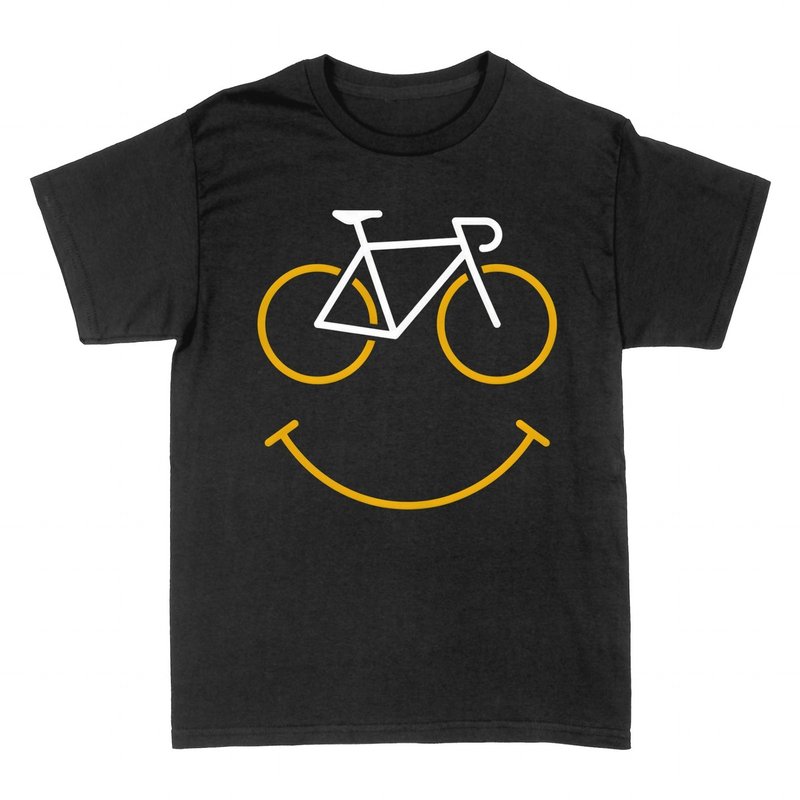 T-shirts: Bicycle Smiley Happy Cyclist