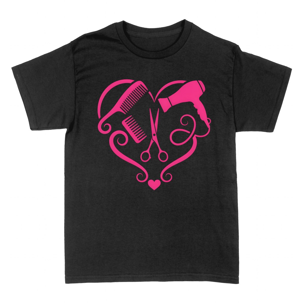 T-shirts: Hairdresser Heart Love