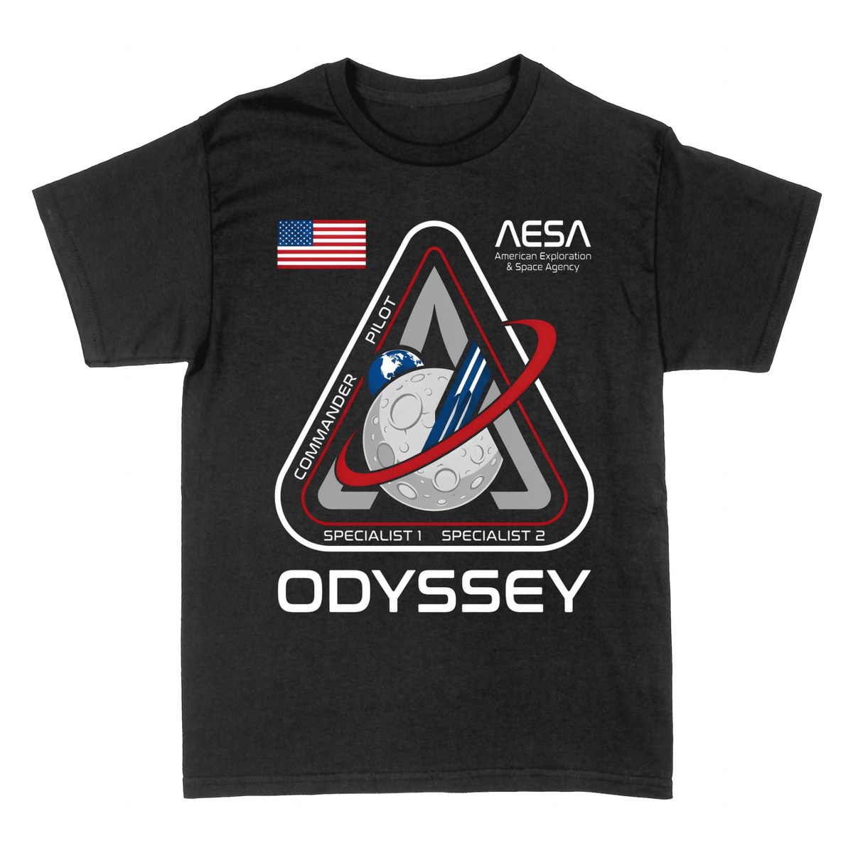 T-shirts: Odyssey Space Mission Patch Explorer