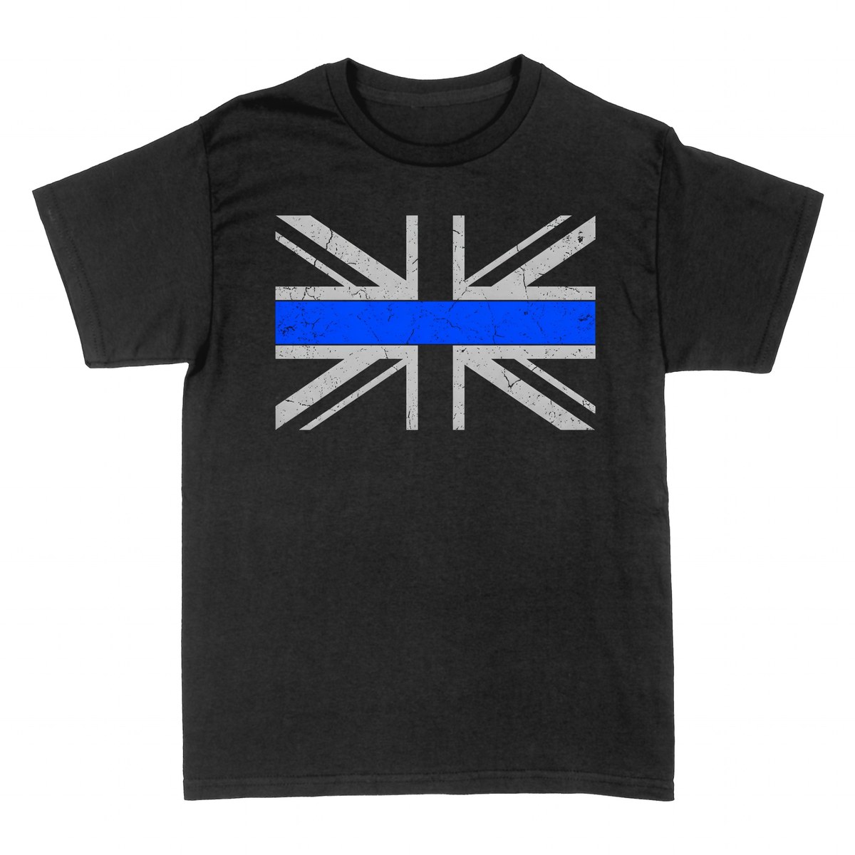 T-shirts: Thin Blue Line UK Flag Police Support