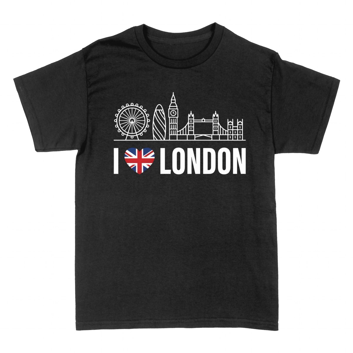 T-shirts: I Love London &mdash; Iconic Skyline