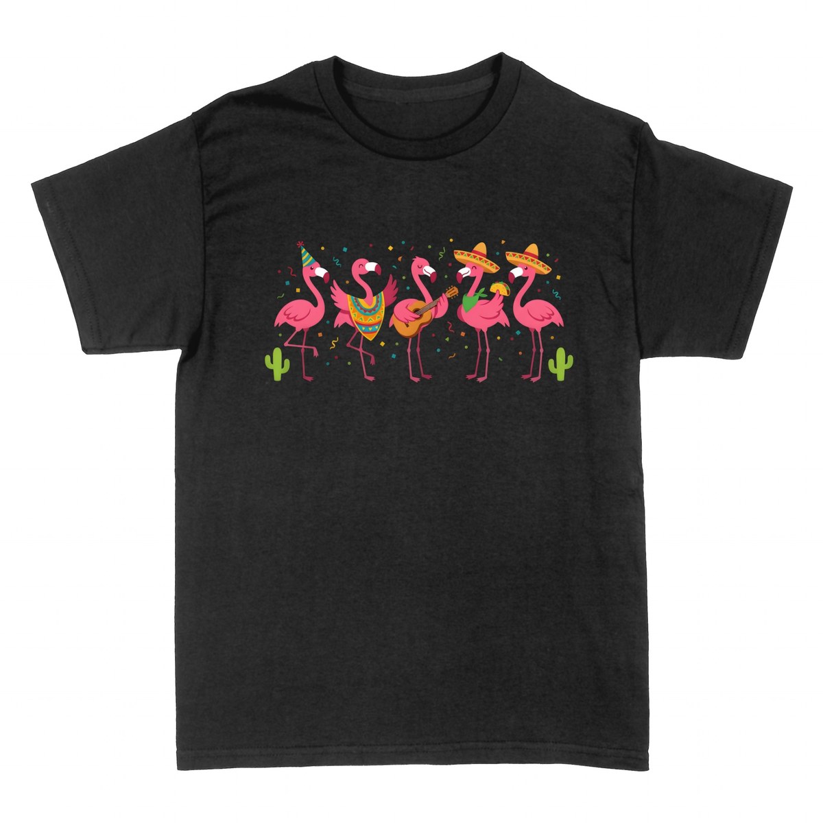 T-shirts: Flamingo Cinco de Mayo Fiesta Party