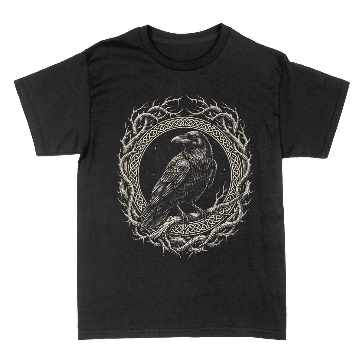 T-shirts: Viking Raven &mdash; Nordic Celtic Symbol