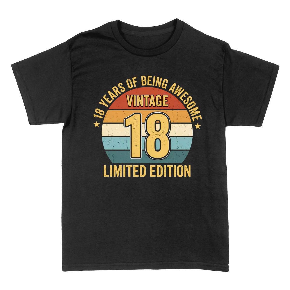 T-shirts: 18th Birthday Vintage Limited Edition