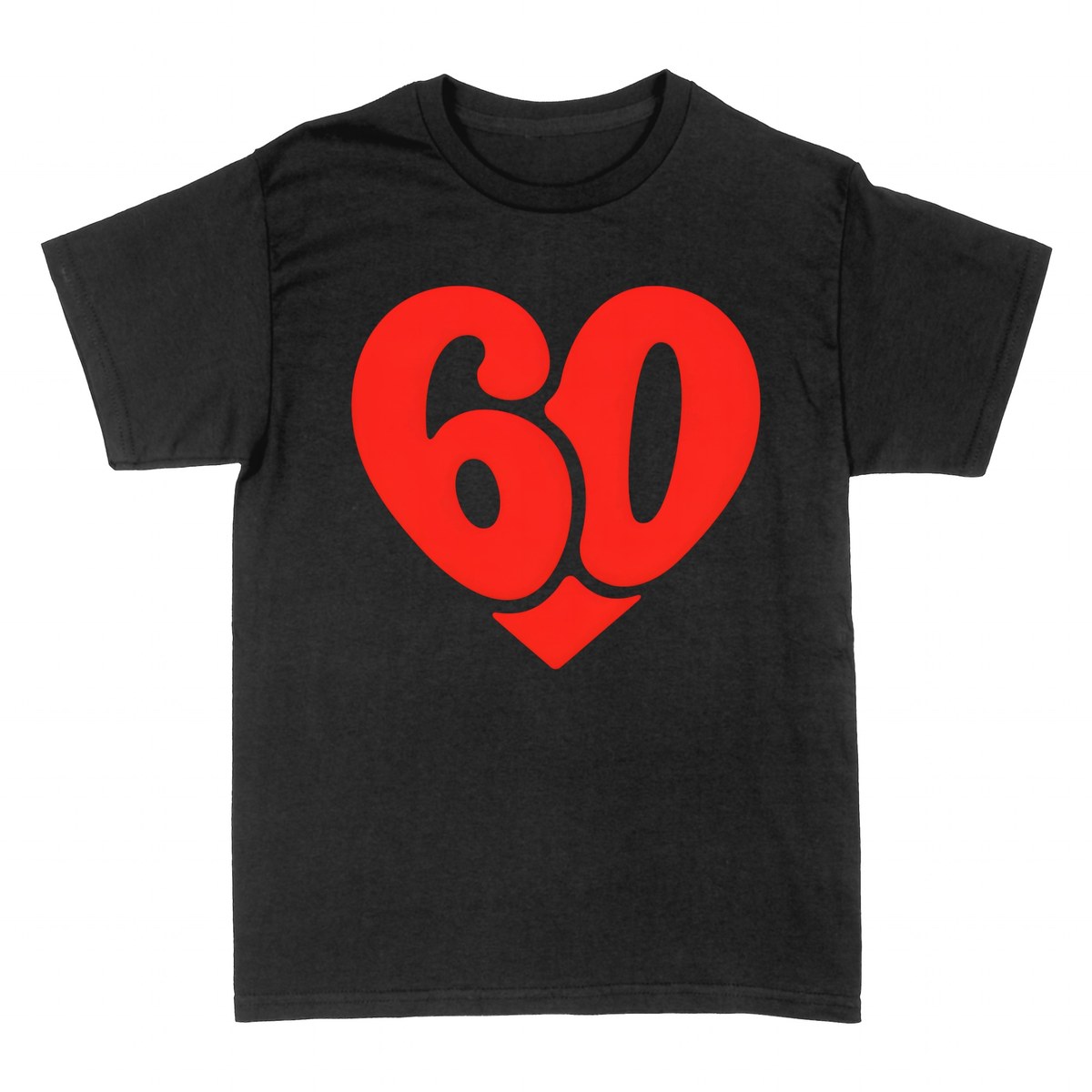 T-shirts: 60th Birthday Heart