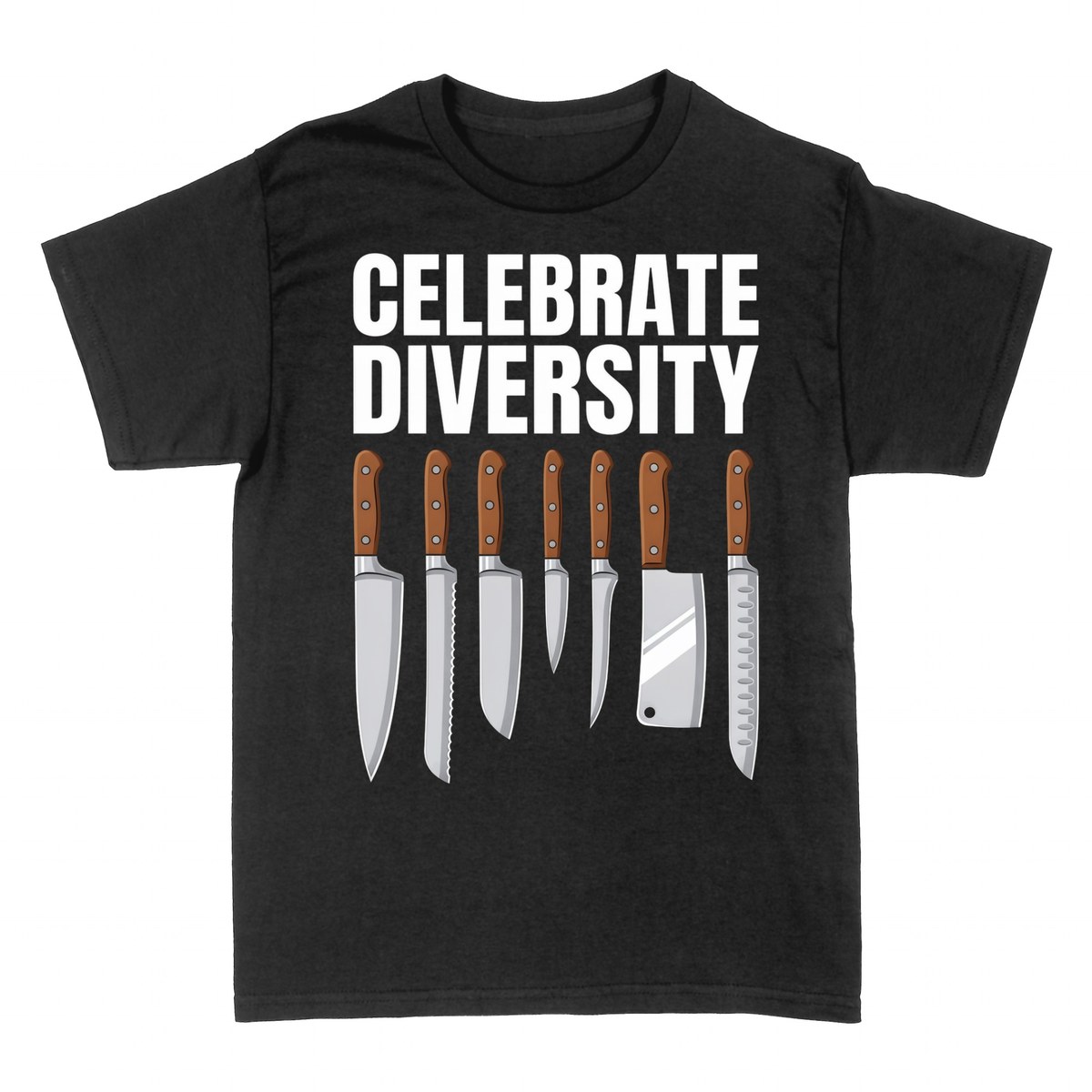 T-shirts: Celebrate Diversity &mdash; Kitchen Knives
