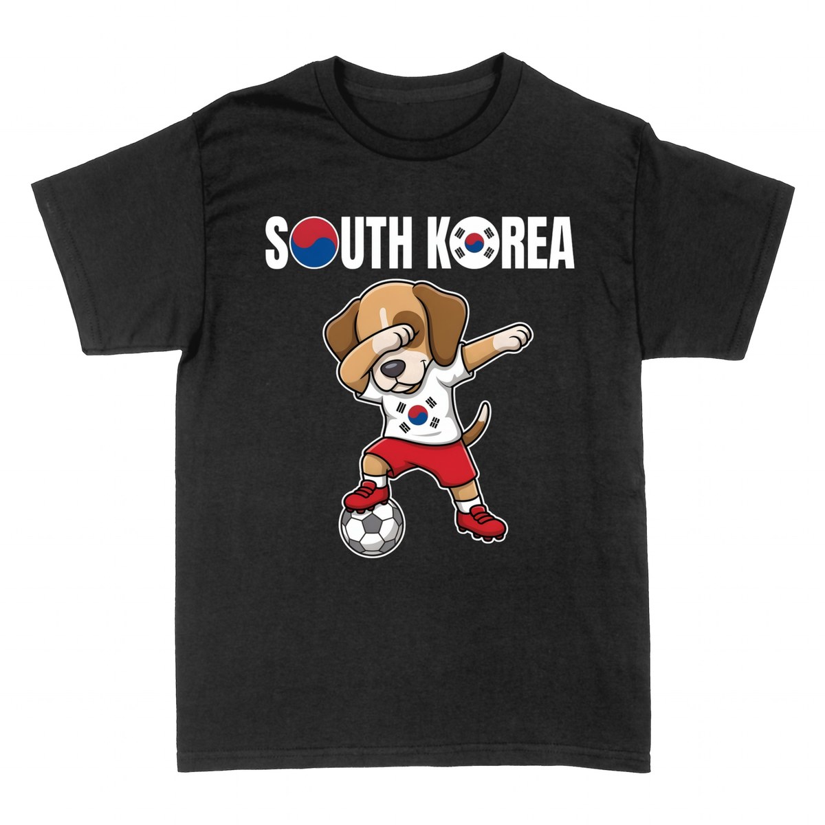 T-shirts: South Korea Football Dabbing Dog