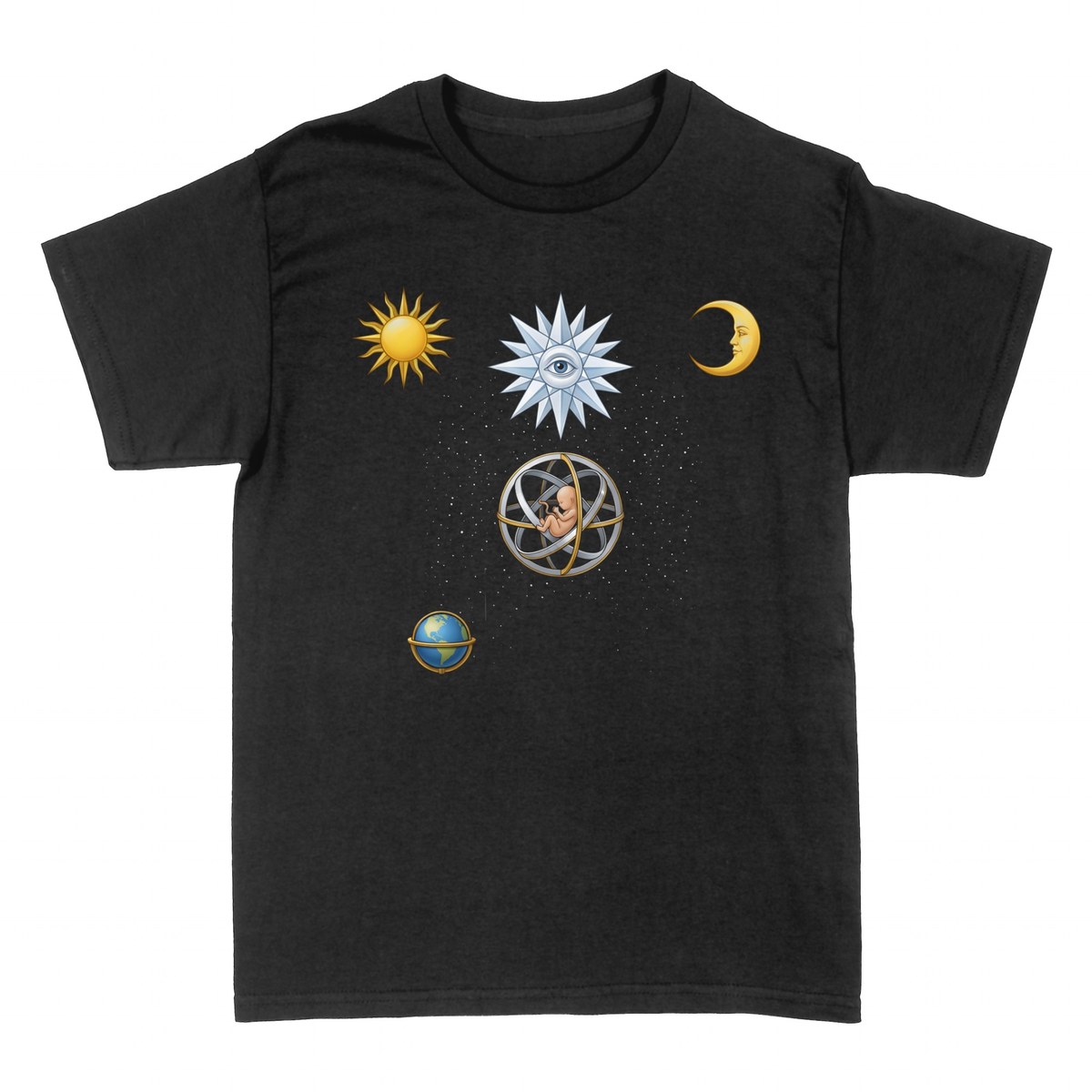 T-shirts: Freemasonry All-Seeing Eye Esoteric Symbols