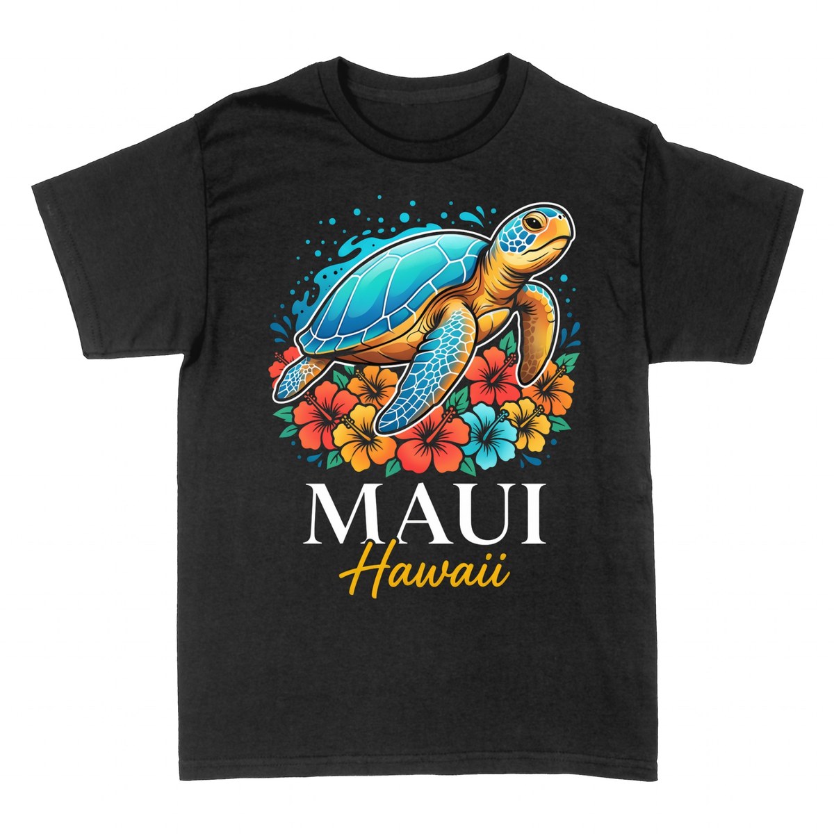 T-shirts: Sea Turtle Maui Hawaii Scuba Diving