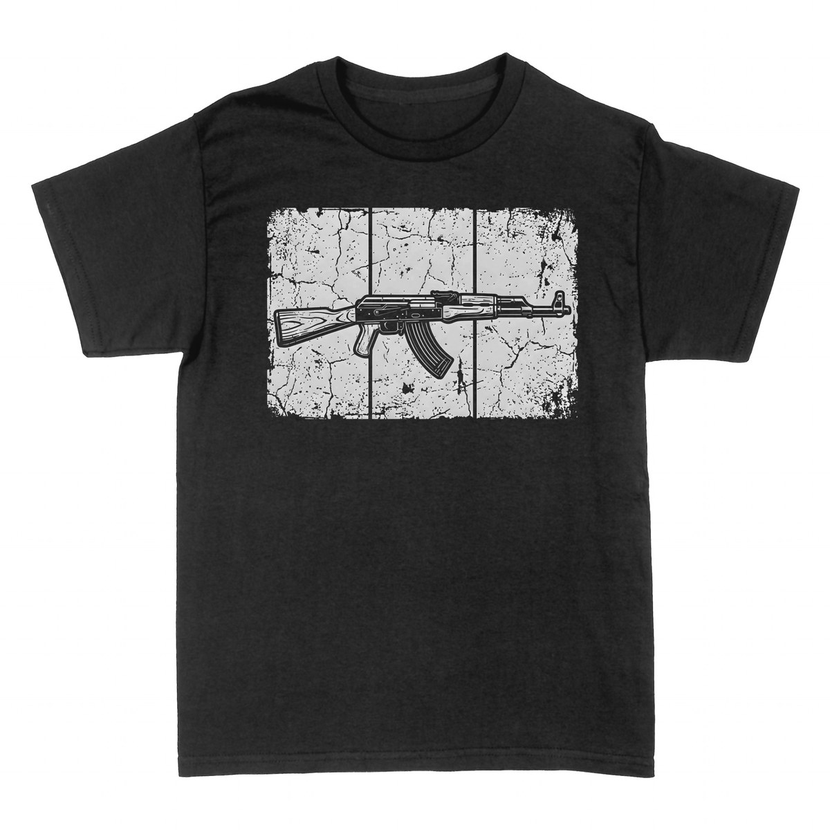 T-shirts: AK-47 Vintage Grunge Distressed Art