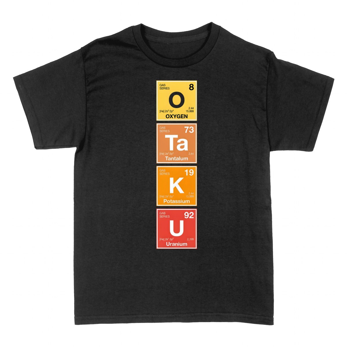 T-shirts: Otaku Periodic Table