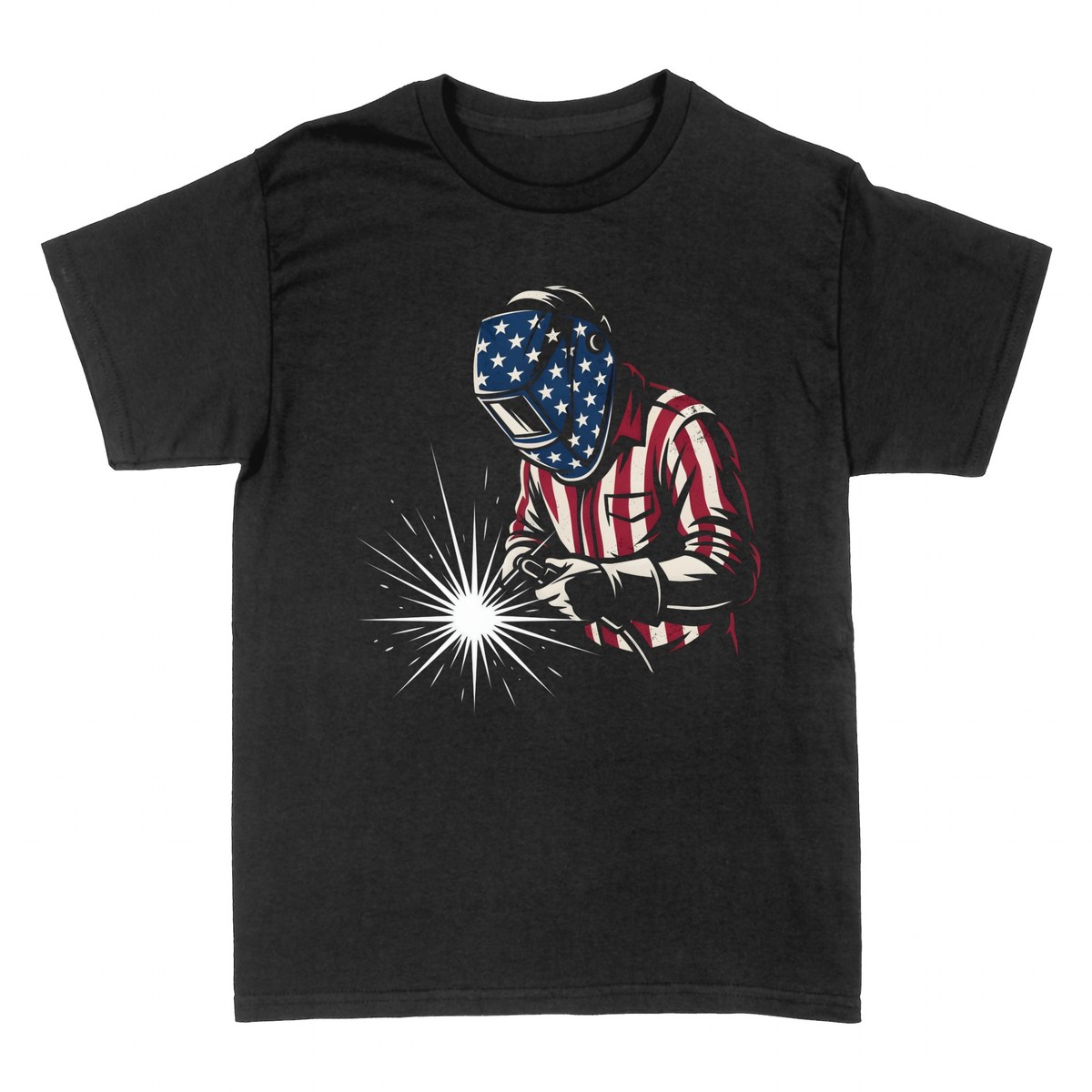 T-shirts: American Pride Welder