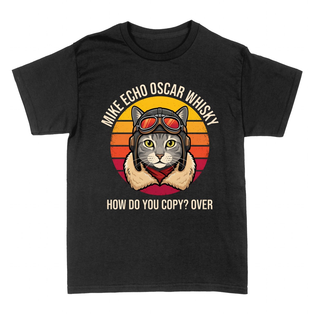 T-shirts: Pilot Cat &mdash; Mike Echo Oscar Whisky