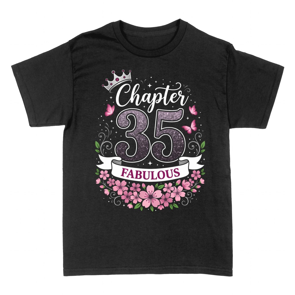 T-shirts: Chapter 35 Fabulous Crown & Butterflies